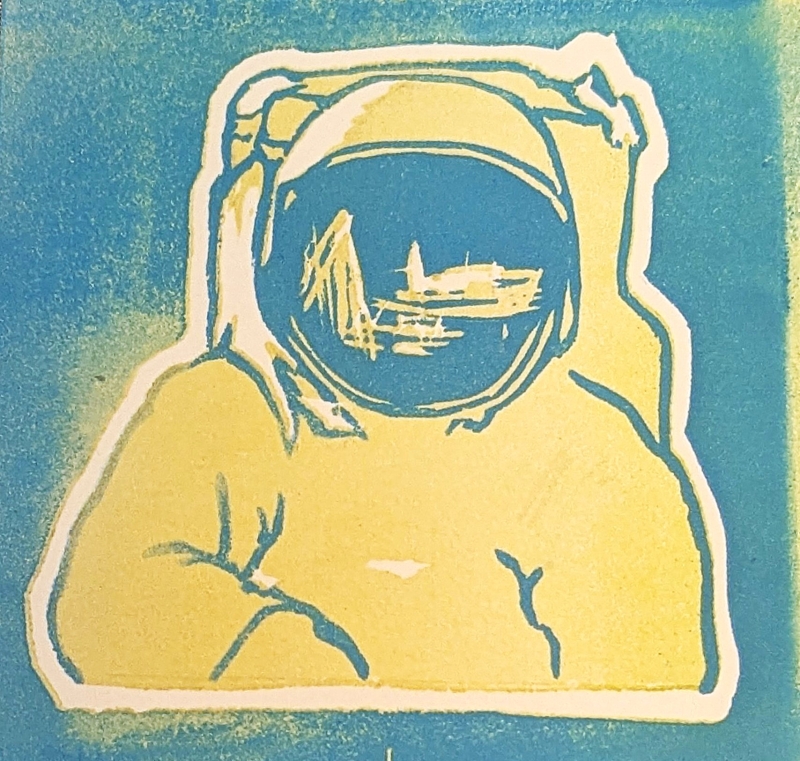 Moon Landing by artist Alyssa Morgan